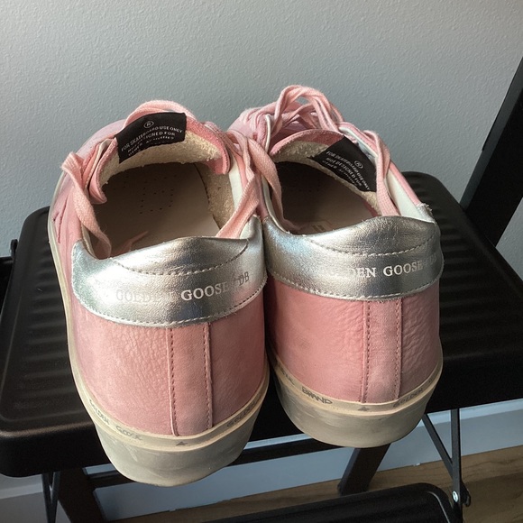 Golden Goose Superstar Pink Hi Star Platform with Silver size 41 - Picture 2 of 3
